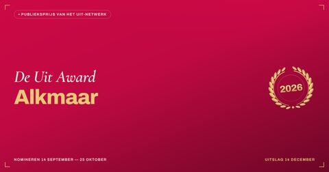 Key visual — liggend — De Uit Award Alkmaar