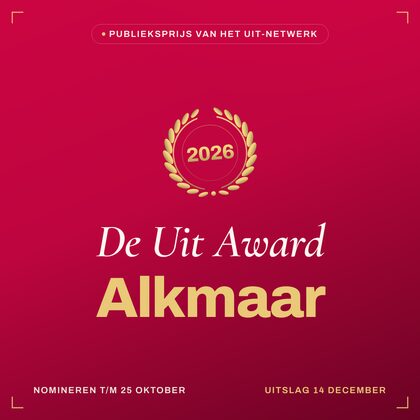 Key visual — vierkant — De Uit Award Alkmaar