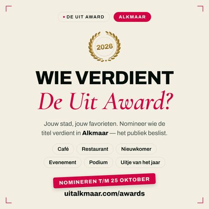 Nomineer-post — De Uit Award Alkmaar