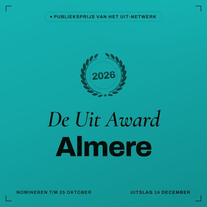 Key visual — vierkant — De Uit Award Almere