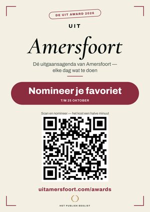 A4-raamposter — De Uit Award Amersfoort