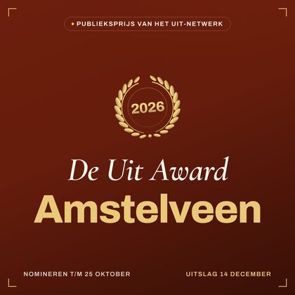 Key visual — vierkant — De Uit Award Amstelveen
