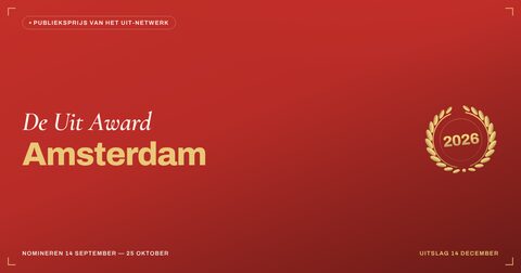 Key visual — liggend — De Uit Award Amsterdam