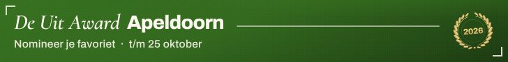 Sitebanner — leaderboard — De Uit Award Apeldoorn