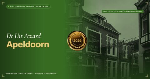 Fotoversie — liggend — De Uit Award Apeldoorn