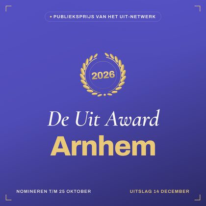 Key visual — vierkant — De Uit Award Arnhem
