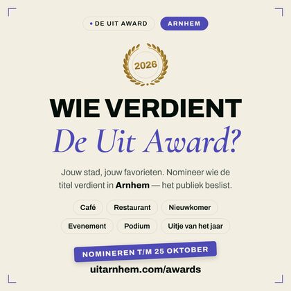 Nomineer-post — De Uit Award Arnhem