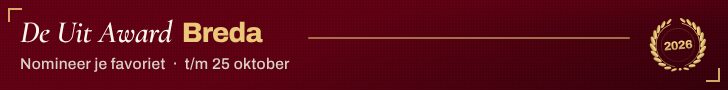 Sitebanner — leaderboard — De Uit Award Breda