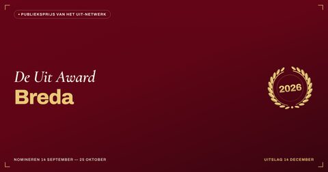 Key visual — liggend — De Uit Award Breda