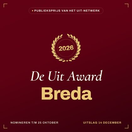Key visual — vierkant — De Uit Award Breda