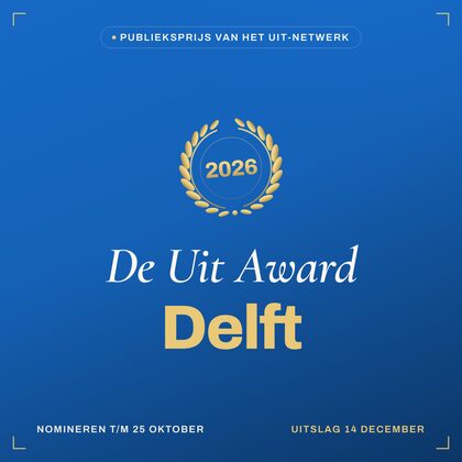 Key visual — vierkant — De Uit Award Delft