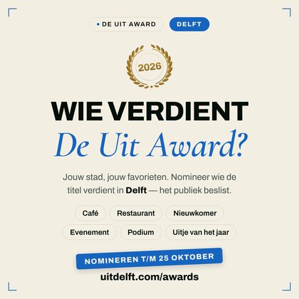 Nomineer-post — De Uit Award Delft