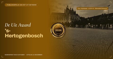 Fotoversie — liggend — De Uit Award 's-Hertogenbosch