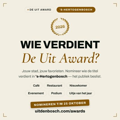 Nomineer-post — De Uit Award 's-Hertogenbosch