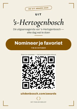 A4-raamposter — De Uit Award 's-Hertogenbosch