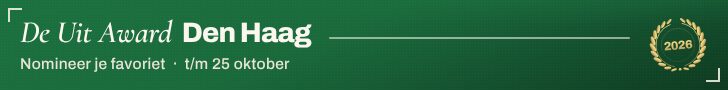 Sitebanner — leaderboard — De Uit Award Den Haag