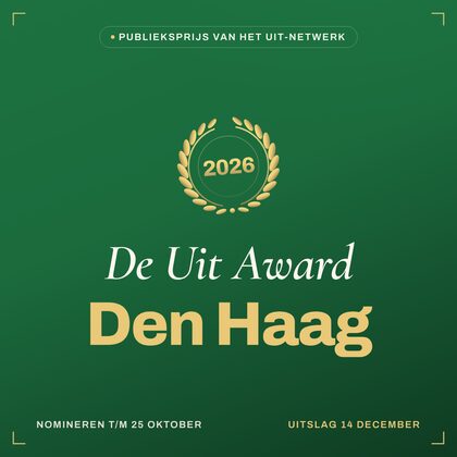 Key visual — vierkant — De Uit Award Den Haag