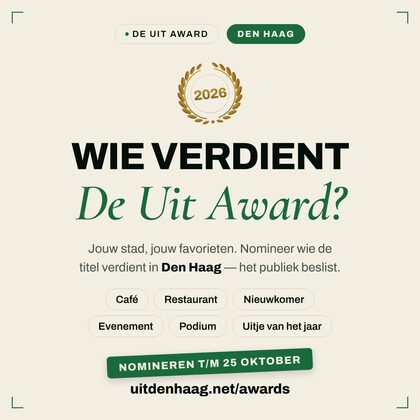 Nomineer-post — De Uit Award Den Haag