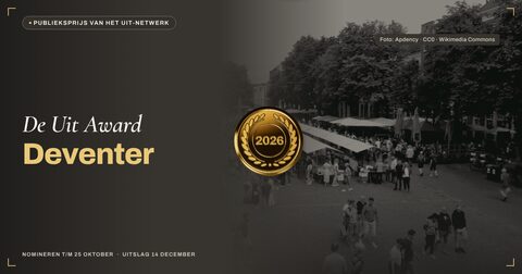 Fotoversie — liggend — De Uit Award Deventer