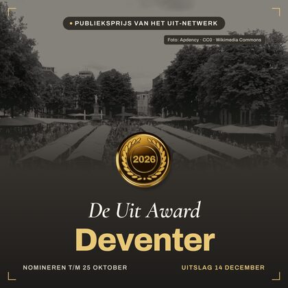 Fotoversie — vierkant — De Uit Award Deventer