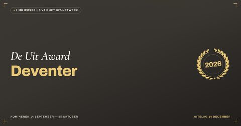 Key visual — liggend — De Uit Award Deventer