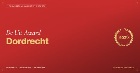 Key visual — liggend — De Uit Award Dordrecht