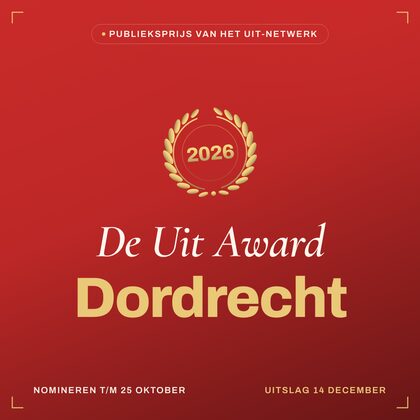 Key visual — vierkant — De Uit Award Dordrecht