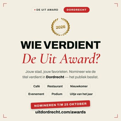 Nomineer-post — De Uit Award Dordrecht