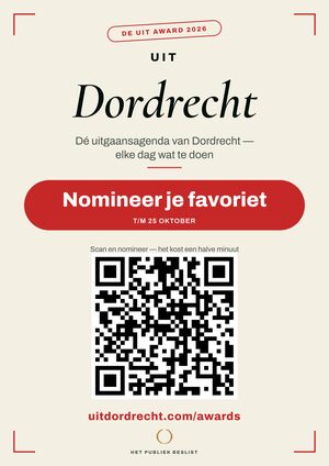 A4-raamposter — De Uit Award Dordrecht