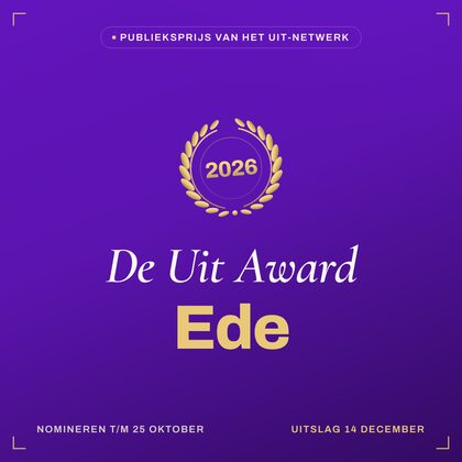 Key visual — vierkant — De Uit Award Ede