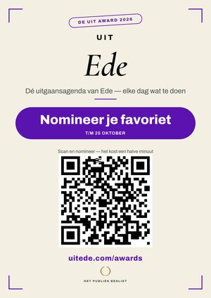 A4-raamposter — De Uit Award Ede
