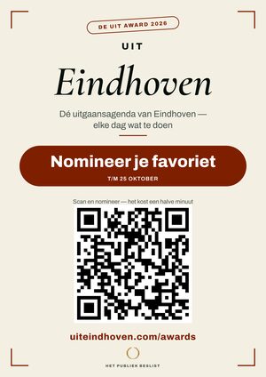 A4-raamposter — De Uit Award Eindhoven