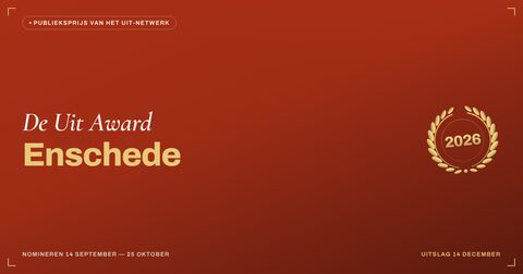 Key visual — liggend — De Uit Award Enschede