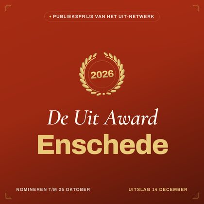 Key visual — vierkant — De Uit Award Enschede