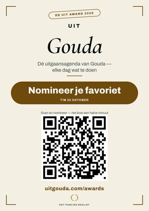 A4-raamposter — De Uit Award Gouda