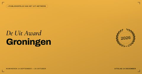 Key visual — liggend — De Uit Award Groningen