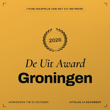 Key visual — vierkant — De Uit Award Groningen