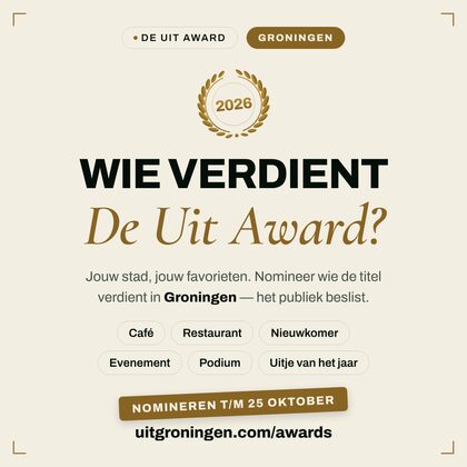 Nomineer-post — De Uit Award Groningen