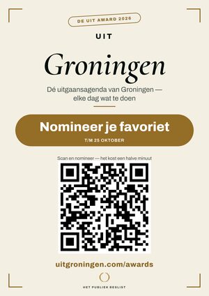 A4-raamposter — De Uit Award Groningen