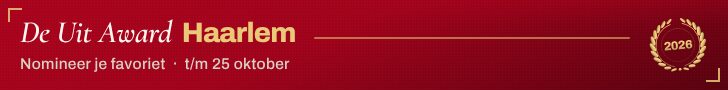 Sitebanner — leaderboard — De Uit Award Haarlem