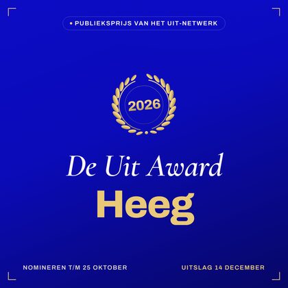 Key visual — vierkant — De Uit Award Heeg