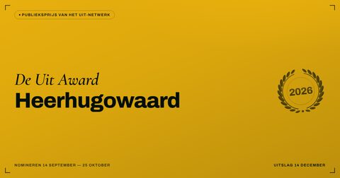 Key visual — liggend — De Uit Award Heerhugowaard