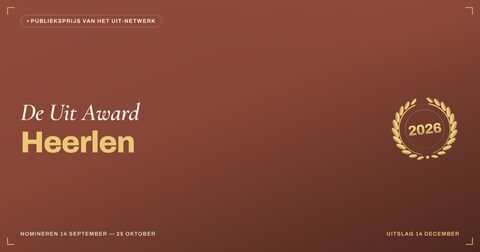 Key visual — liggend — De Uit Award Heerlen