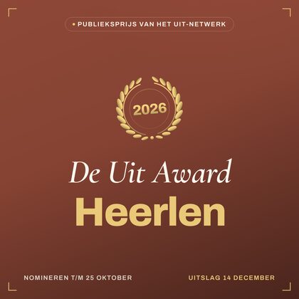 Key visual — vierkant — De Uit Award Heerlen