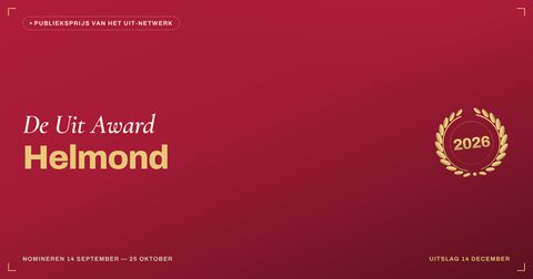 Key visual — liggend — De Uit Award Helmond