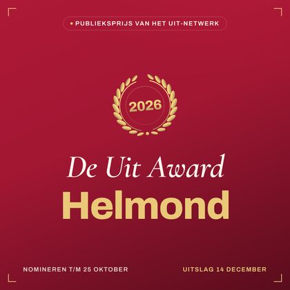 Key visual — vierkant — De Uit Award Helmond