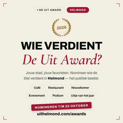 Nomineer-post — De Uit Award Helmond