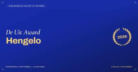 Key visual — liggend — De Uit Award Hengelo
