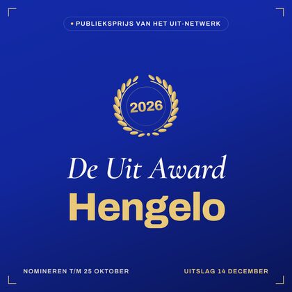 Key visual — vierkant — De Uit Award Hengelo