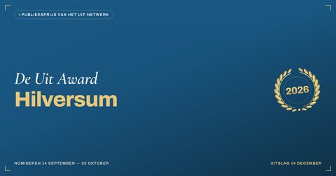 Key visual — liggend — De Uit Award Hilversum